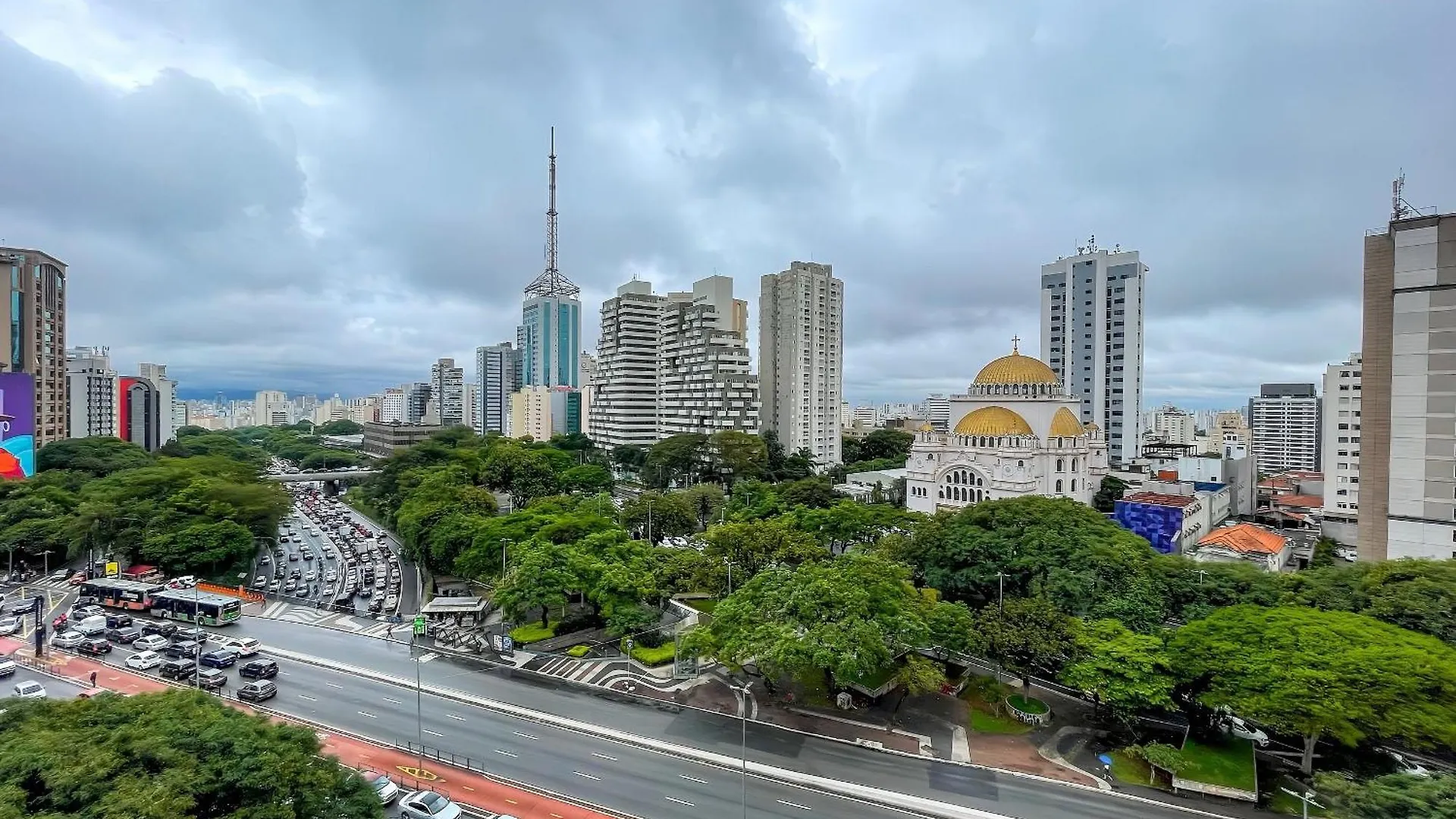 הוילה Luxo No Coracao De Sao Paulo, Estacionamento Pago בית נופש